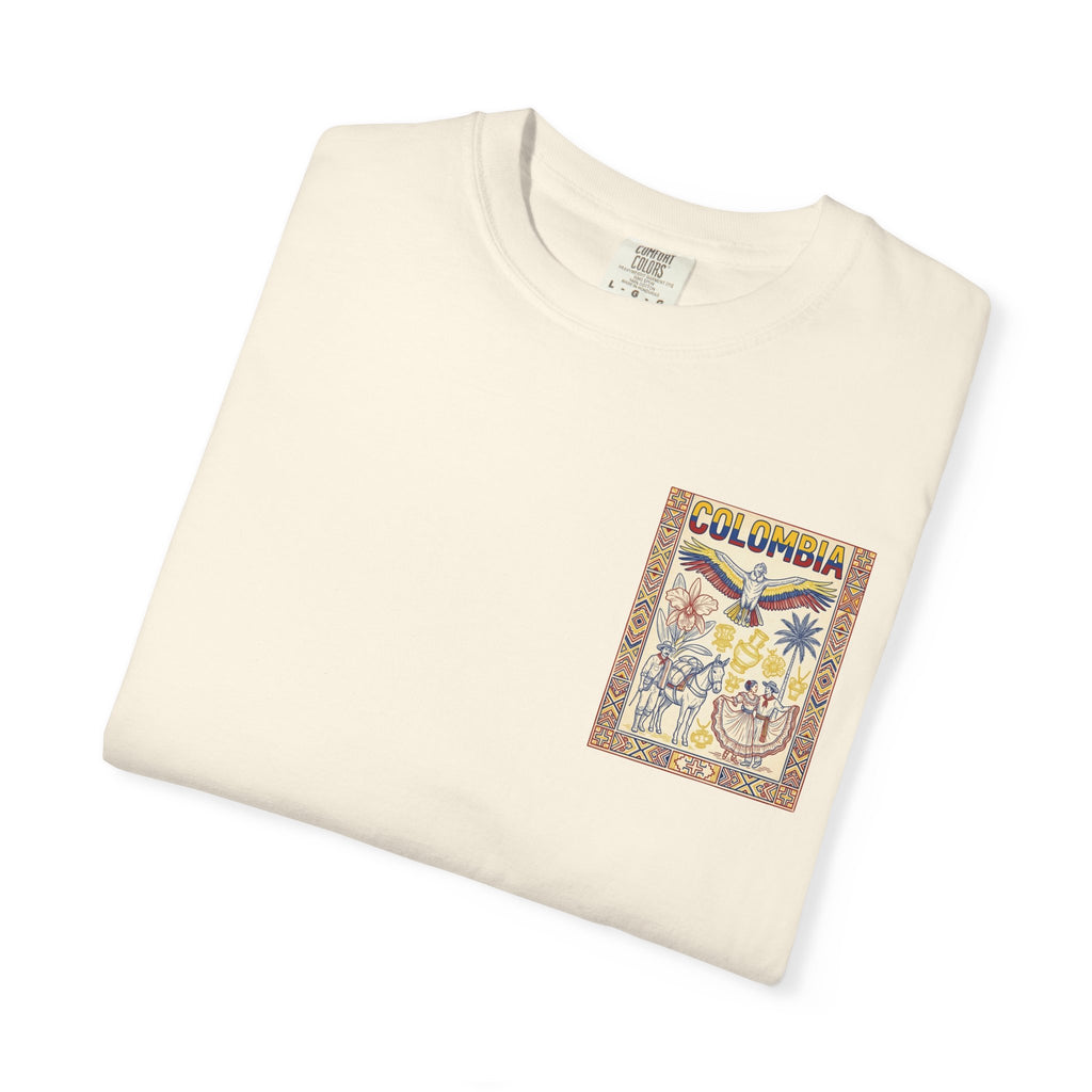 Colombia Vintage Poster T-Shirt — Retro Travel Graphic Tee