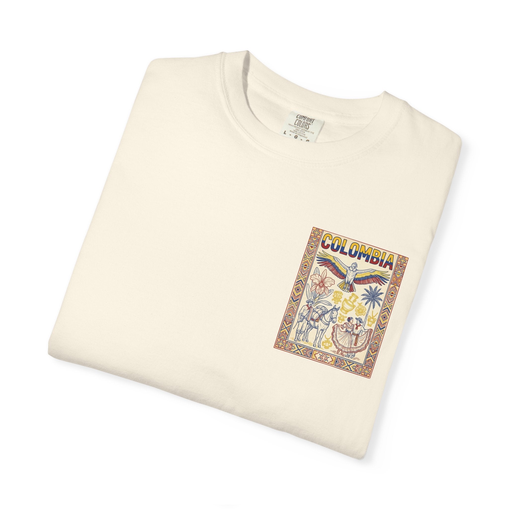 Colombia Vintage Poster T-Shirt — Retro Travel Graphic Tee