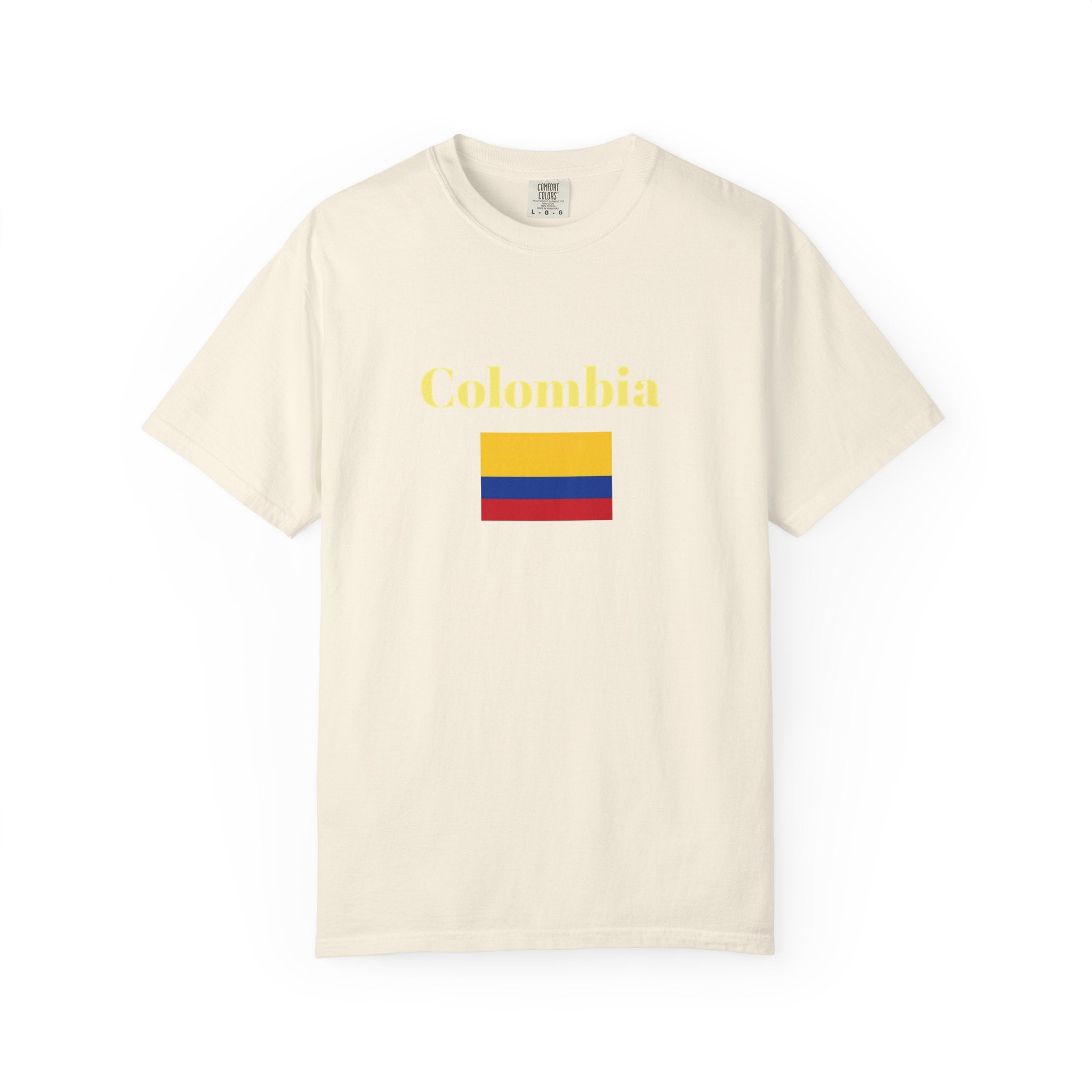 Colombia Flag T-Shirt – Yellow Red Blue Graphic Tee