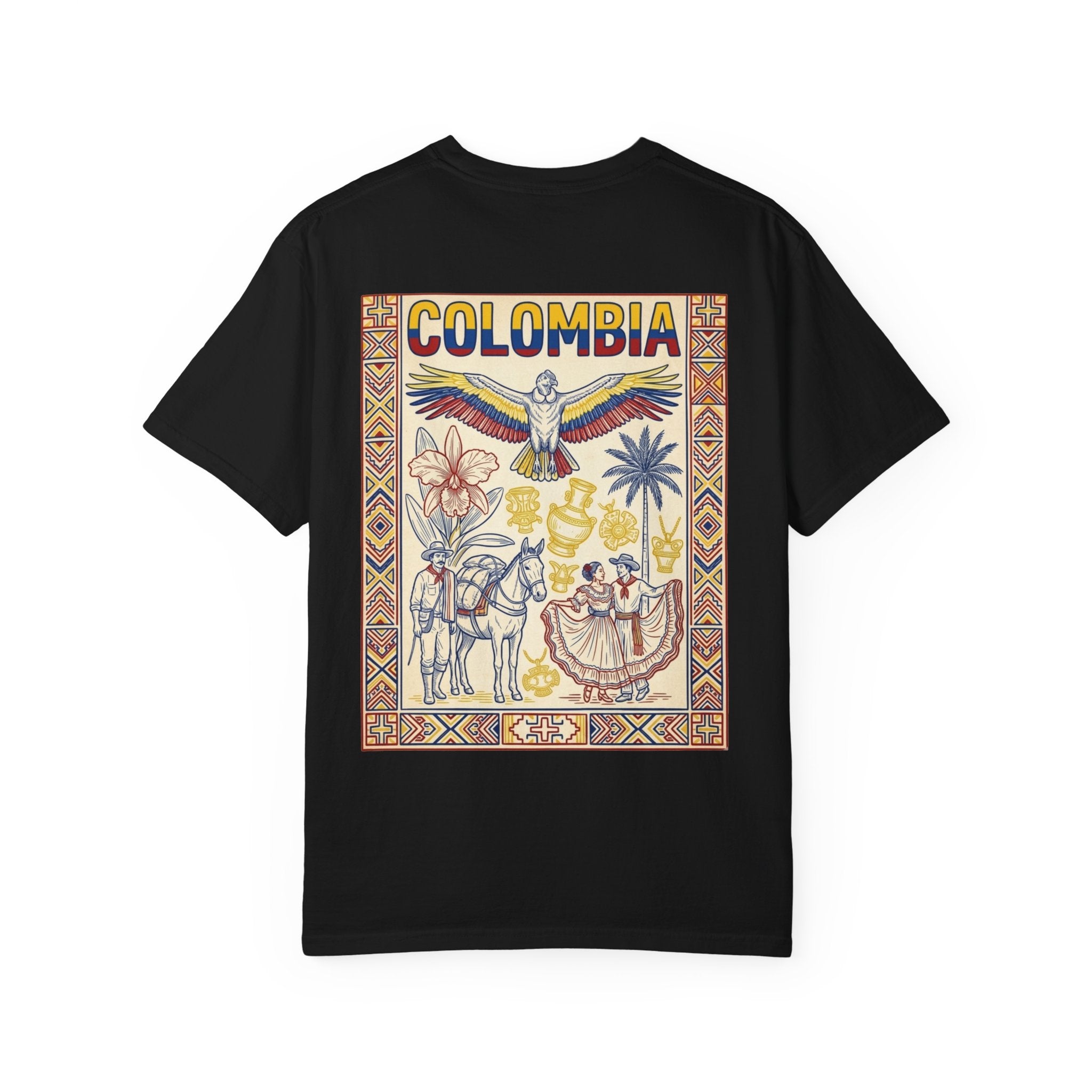 Colombia Vintage Poster T-Shirt — Retro Travel Graphic Tee