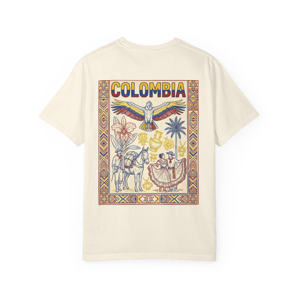 Colombia Vintage Poster T-Shirt — Retro Travel Graphic Tee