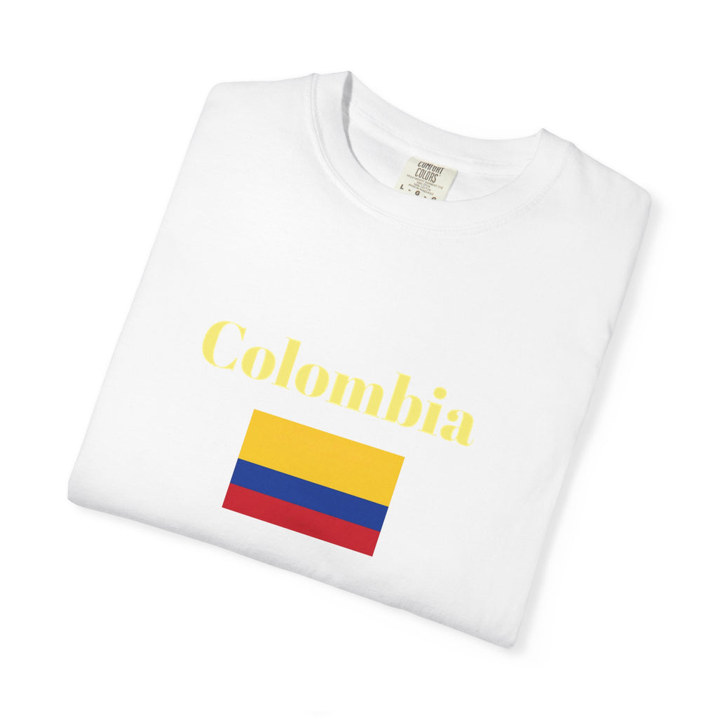 Colombia Flag T-Shirt – Yellow Red Blue Graphic Tee