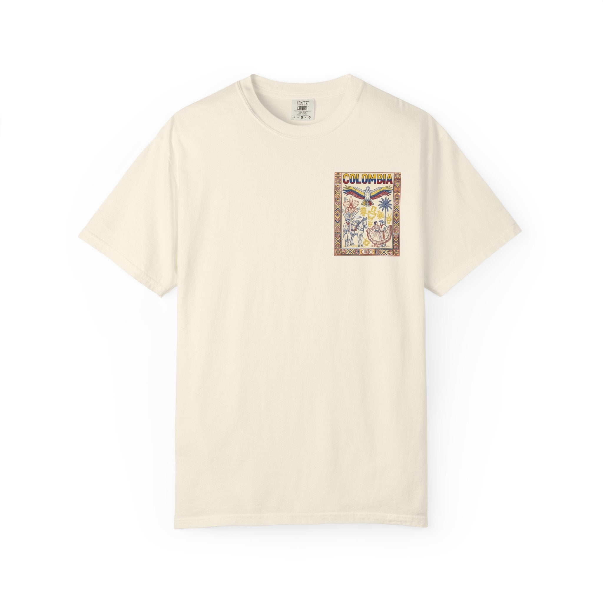 Colombia Vintage Poster T-Shirt — Retro Travel Graphic Tee