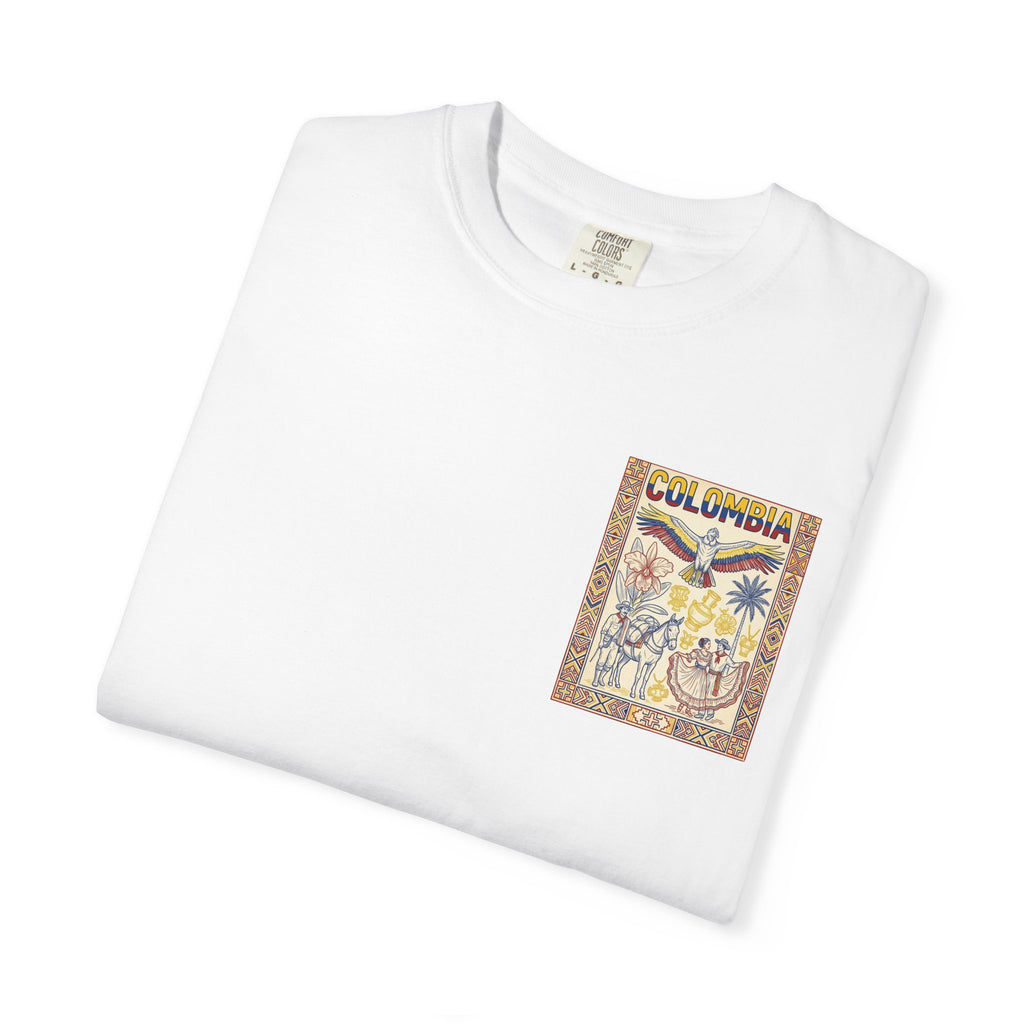 Colombia Vintage Poster T-Shirt — Retro Travel Graphic Tee