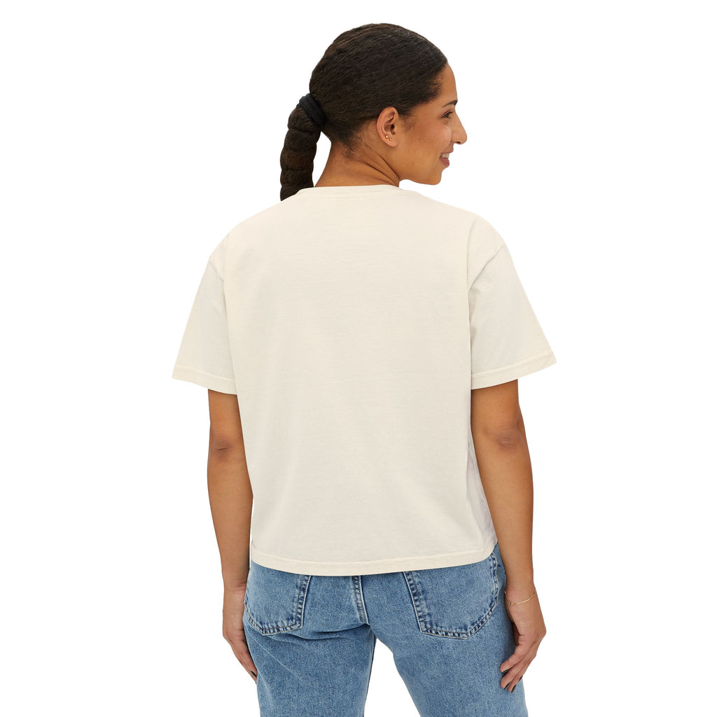 Boxy Tee — Floral Ecuador Flag Graphic