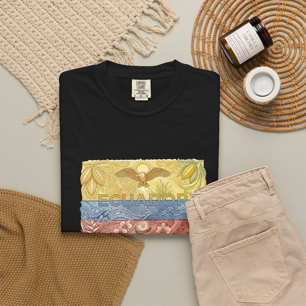 Ecuador Flag Graphic T-Shirt