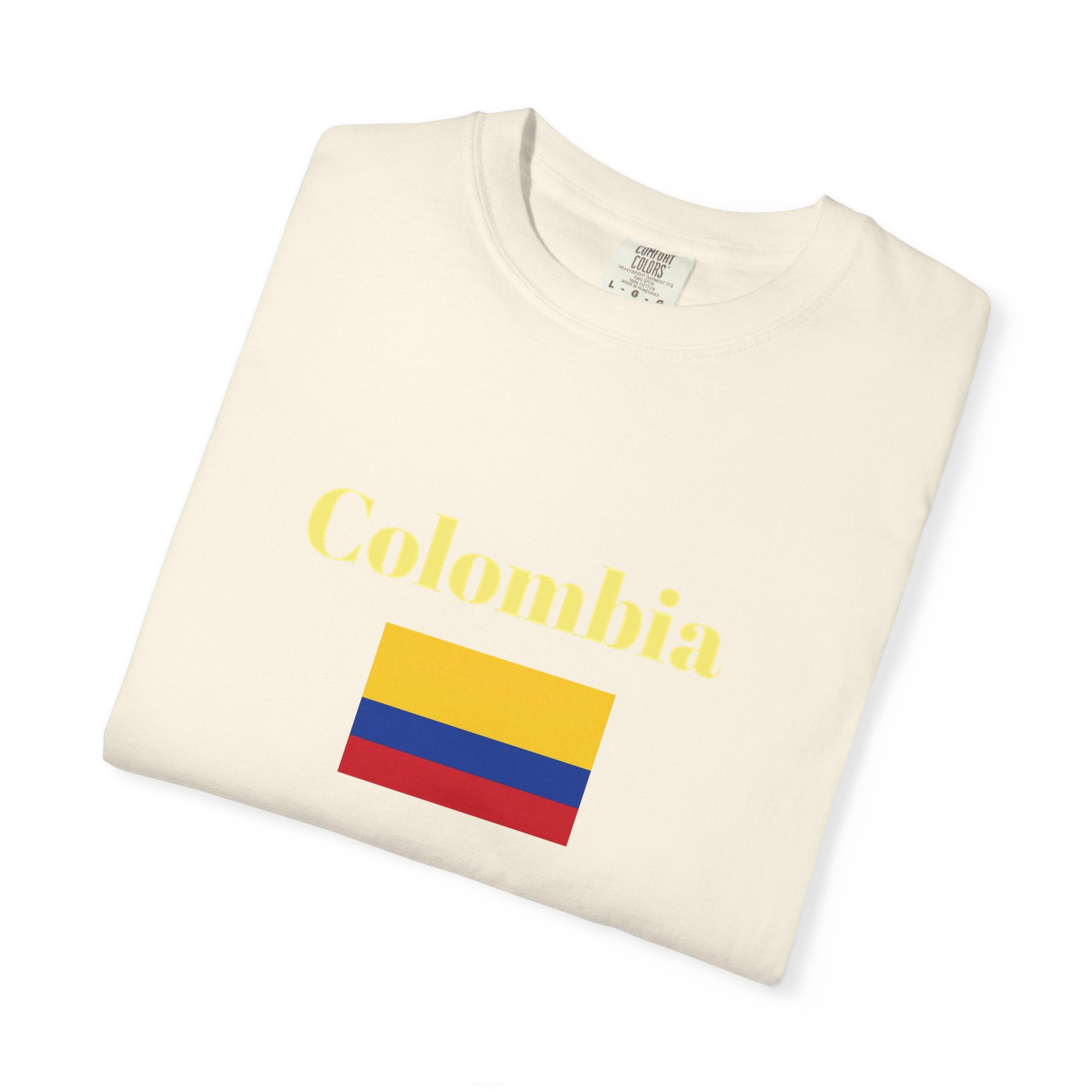 Colombia Flag T-Shirt – Yellow Red Blue Graphic Tee