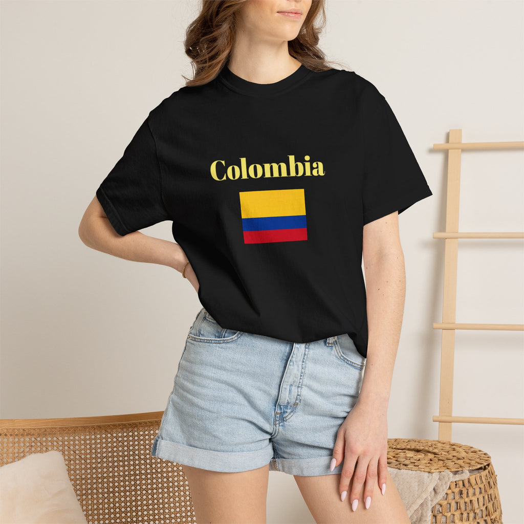 Colombia Flag T-Shirt – Yellow Red Blue Graphic Tee