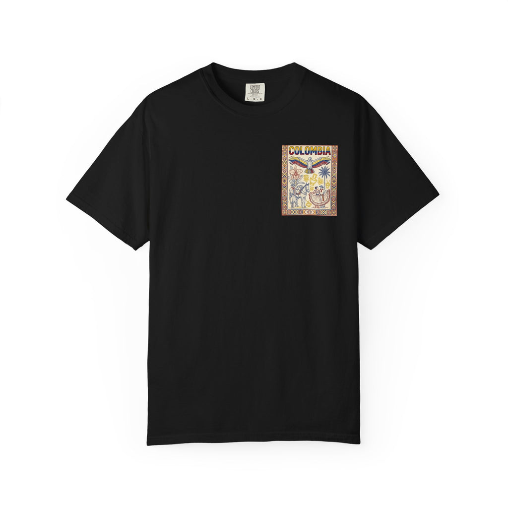 Colombia Vintage Poster T-Shirt — Retro Travel Graphic Tee