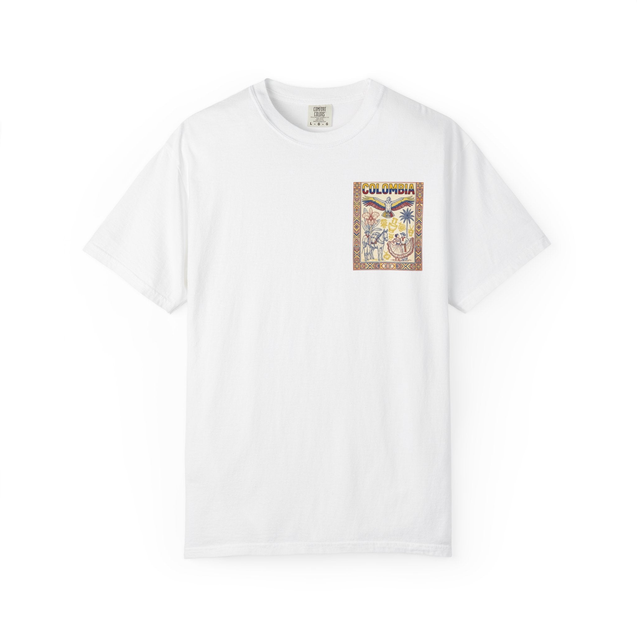 Colombia Vintage Poster T-Shirt — Retro Travel Graphic Tee