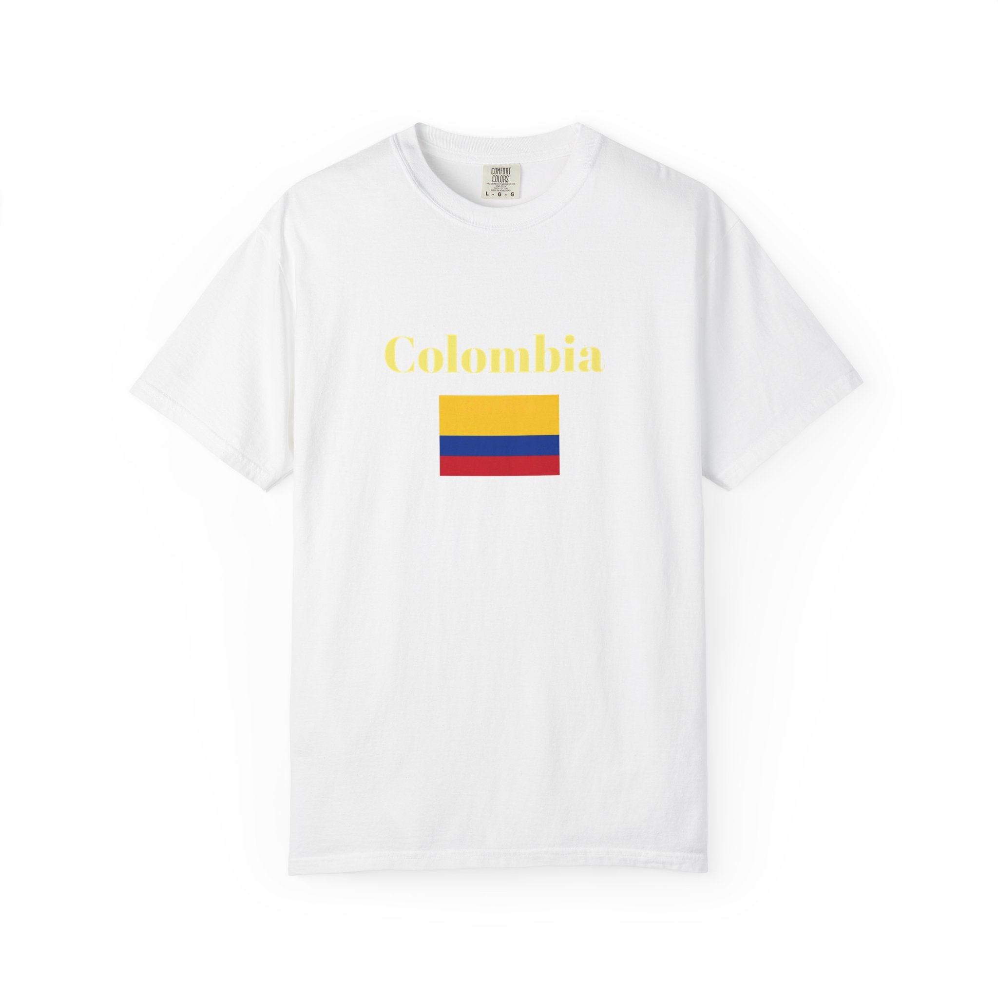 Colombia Flag T-Shirt – Yellow Red Blue Graphic Tee
