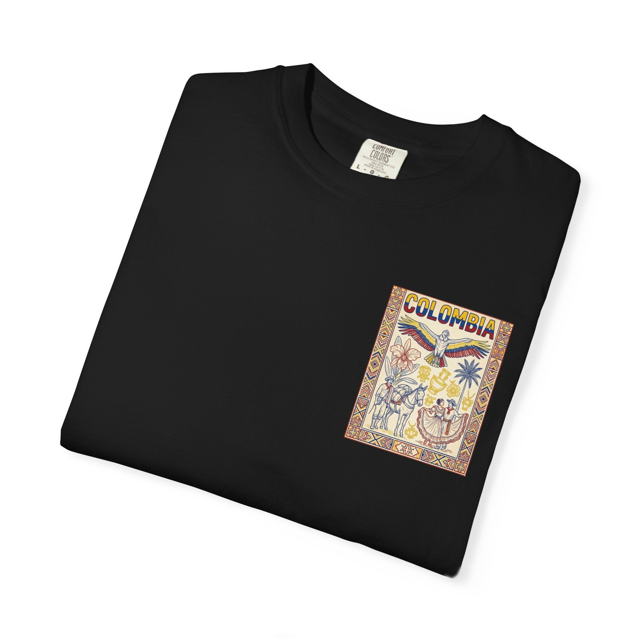 Colombia Vintage Poster T-Shirt — Retro Travel Graphic Tee