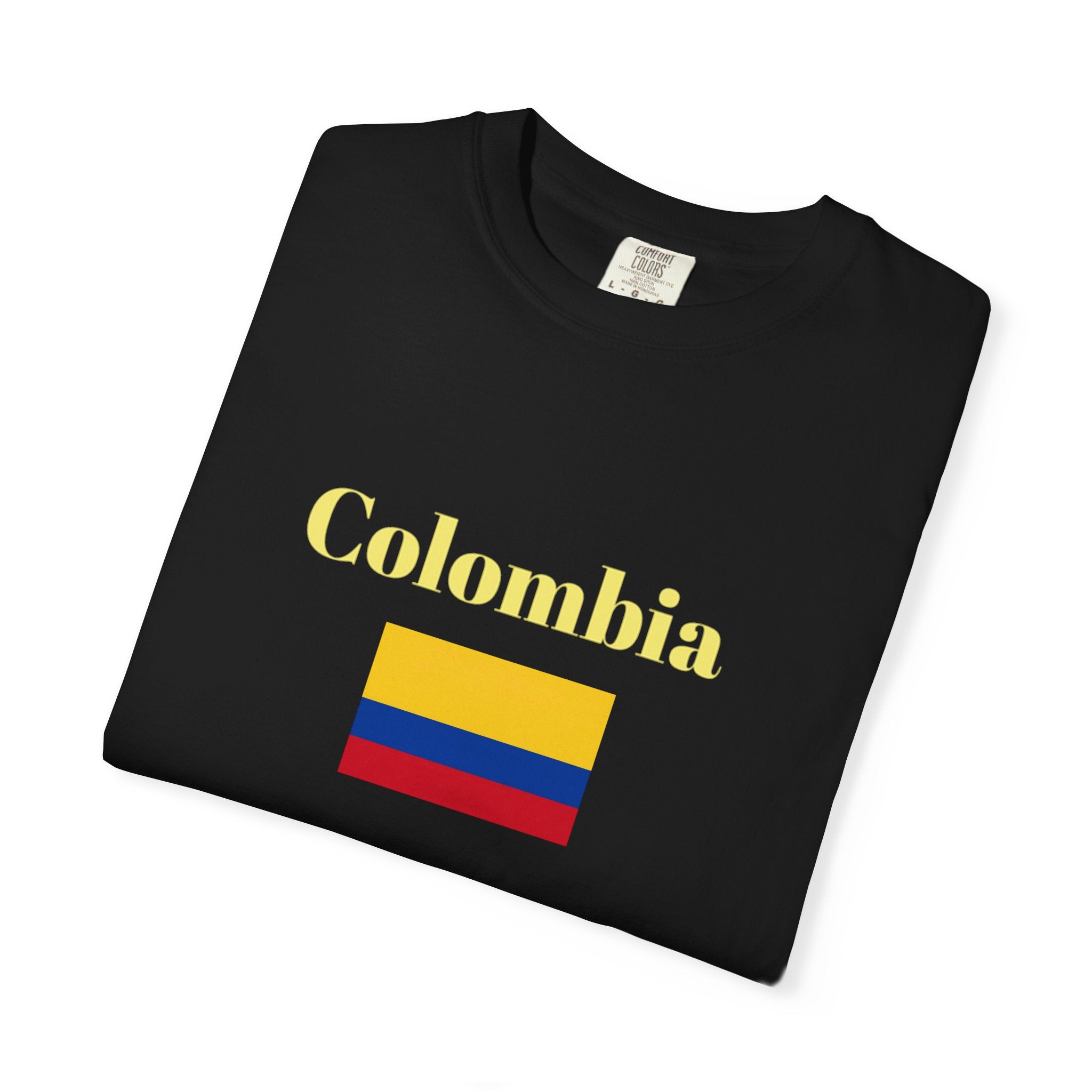 Colombia Flag T-Shirt – Yellow Red Blue Graphic Tee