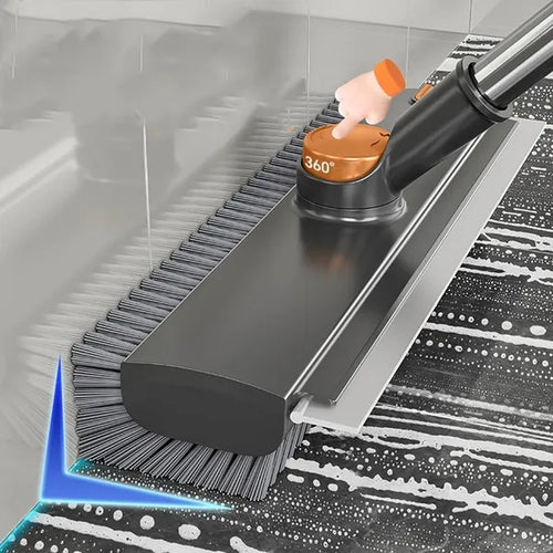 3-in-1 Long Handle Scrub Brush with Squeegee